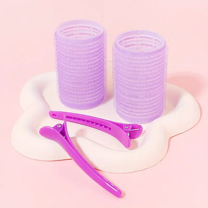 Hair Rollers With Clip Random Color