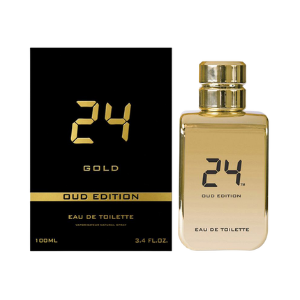24 Gold Oud Edition Eau De Toilette Pour Homme & Femme - 100ml