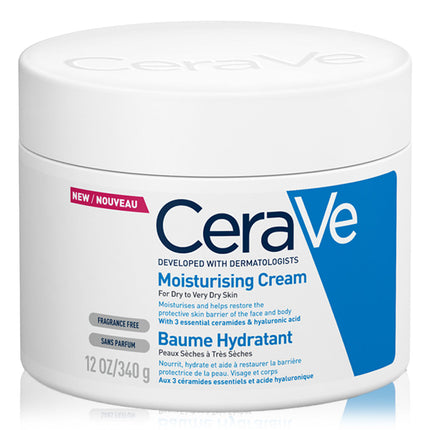 CeraVe Moisturizing Cream for Dry Skin with Hyaluronic Acid