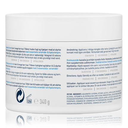 CeraVe Moisturizing Cream for Dry Skin with Hyaluronic Acid