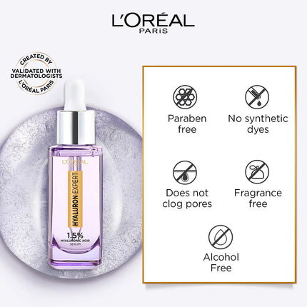 L'Oreal Hyaluron Expert Plumping Hydration Serum With Hyaluronic Acid 30ml