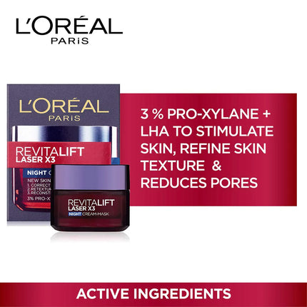 L'Oreal Revita lift Laser X3 Night Cream