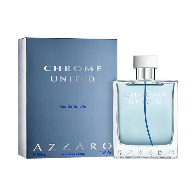 Azzaro Chrome United 100 ml ~ Eau De Toilette Pour Homme