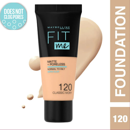 Maybelline Fit Me Matte + Poreless Liquid Foundation