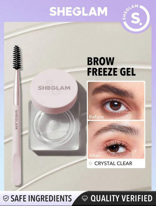 Sheglam set me up brow hold-crystal clear waterproof eyebrow gel