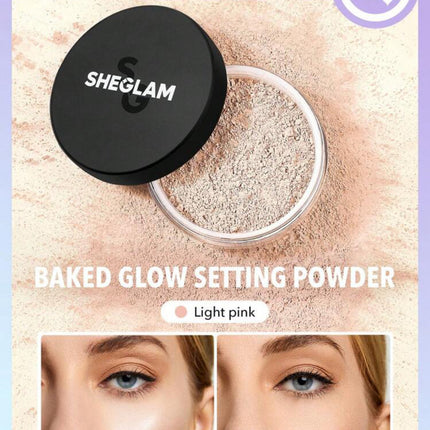 SHEGLAM Baked Glow loose Setting Powder-  Oil Control