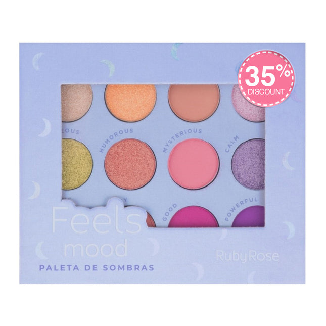 Ruby Rose Feels Mood Glitter Eyeshadow Palette