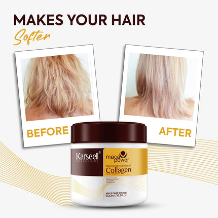Karseell Collagen Hair Treatment Deep Repair Argan Oil Collagen Mask 500ml