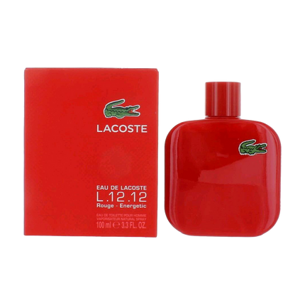 Lacoste L.12.12 Rouge Energetic Eau De Toilette For Men - 100ml