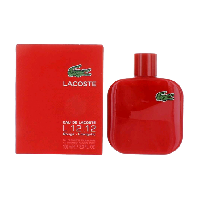 Lacoste L.12.12 Rouge Energetic Eau De Toilette For Men - 100ml