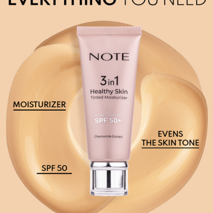 Note 3in1 Healthy Skin Tinted Moisturizer