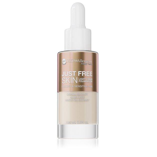 Bell hypoallergenic just free skin light liquid foundation 0.84oz
