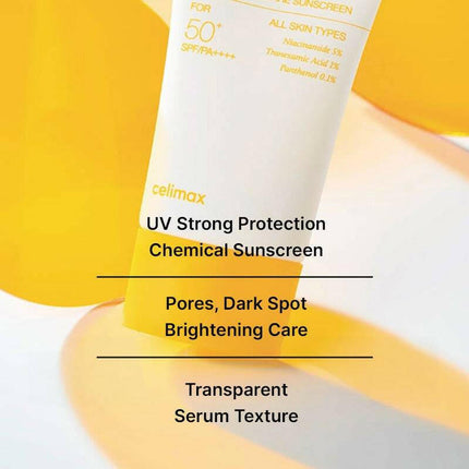Celimax Pore + Dark Spot Brightening Care Sunscreen 50+