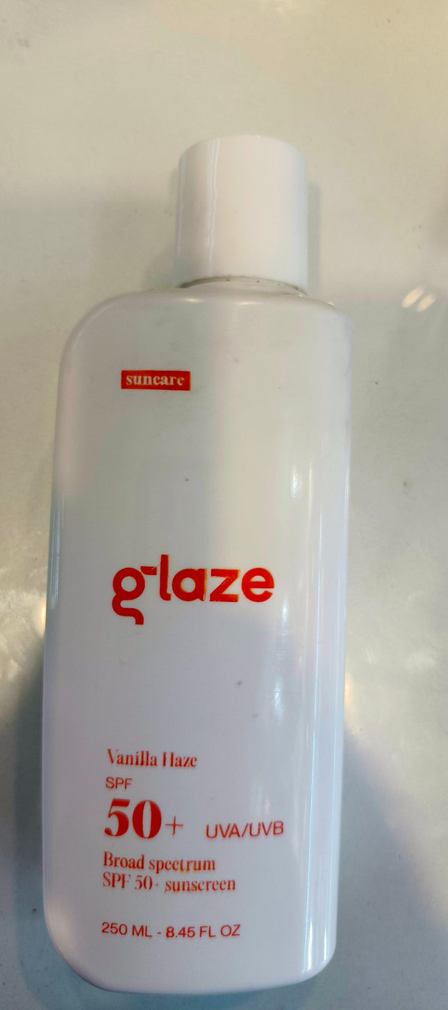 Glaze Suncare Vanilla Haze SPF 50+ 250ML