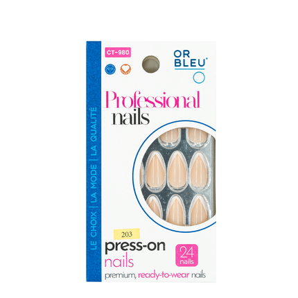 Or Bleu Professional Nails Press On