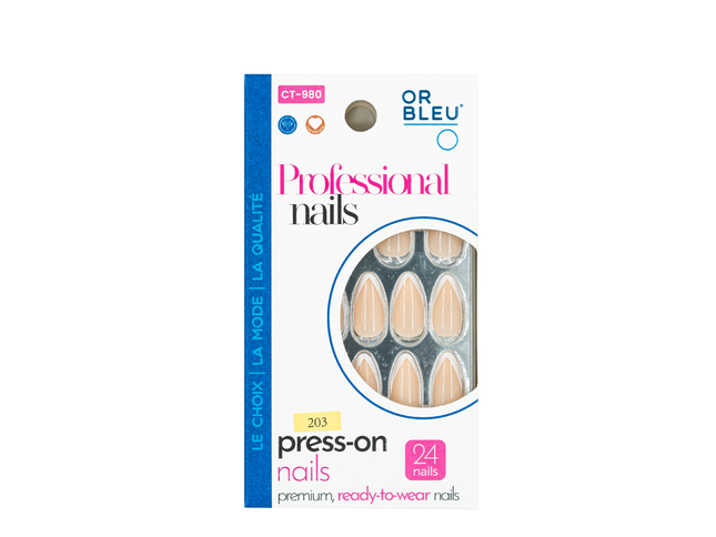 Or Bleu Professional Nails Press On