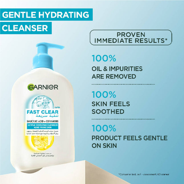 Garnier Fast Clear Salicylic Acid + Ceramides 250ML