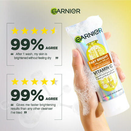 Garnier Fast Bright Serum Cleanser Vitamin C 100ML