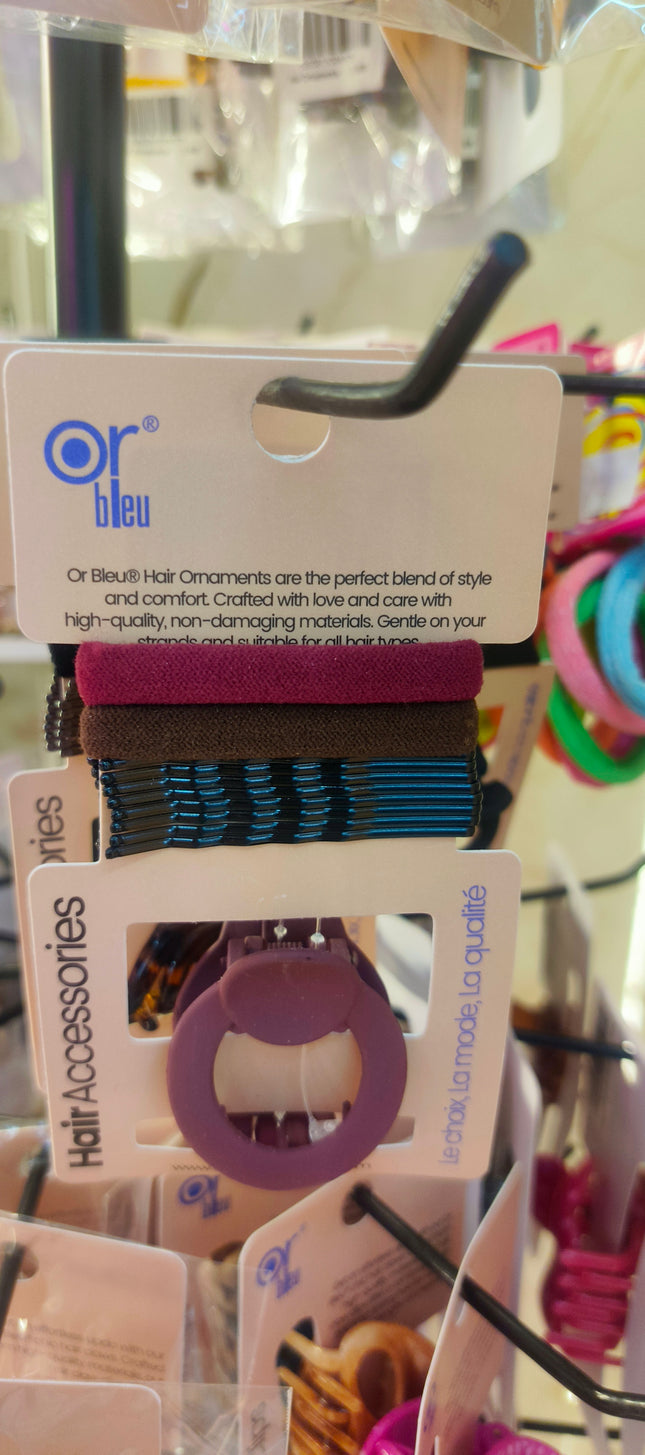 Or Bleu Hair Ornements Set