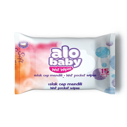 Alo Baby Wet Wipes 15 Pieces