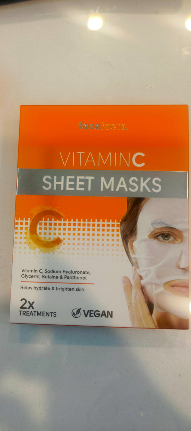 Face Fact Vitamin C Sheet Mask 2 Pieces