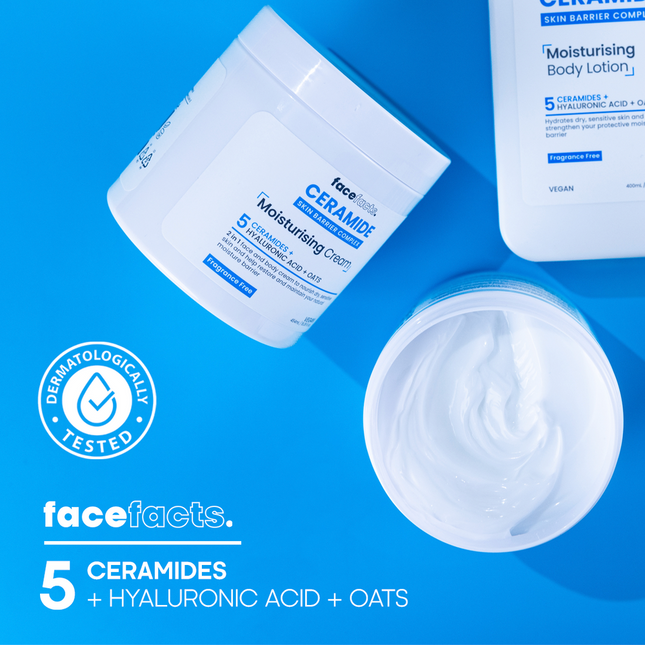 Face Facts Ceramide Face & Body Moisturizing 2-in-1 Cream 454ML