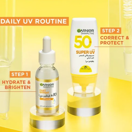 Garnier Super Uv Invisible Serum Sunscreen Vitamin C SPF 50