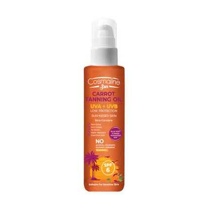 Cosmaline Sun SPF 6 Tanning Oil  190ML