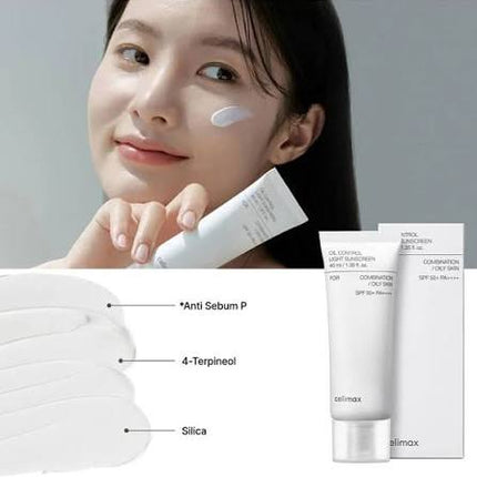 Celimax Oil Control Light Sunscreen 50+ SPF 40Ml