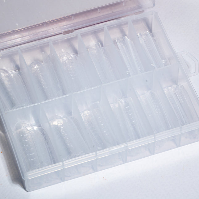 Ruby Beauty Nail TipsDual Nail Sculpting Plastic Forms – Full Set RB-822
