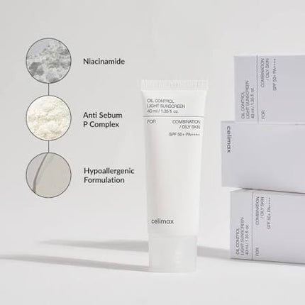 Celimax Oil Control Light Sunscreen 50+ SPF 40Ml