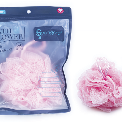 Bath Sponge Flower High Absorbency Random Color