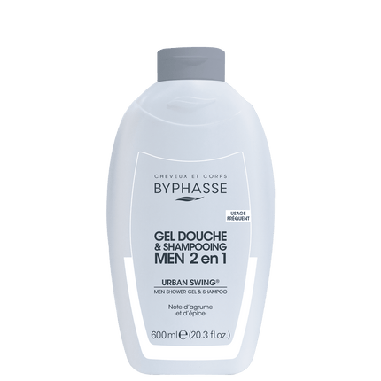 Byphasse Men 2 In 1 Shampoo and Shower Gel 600Ml