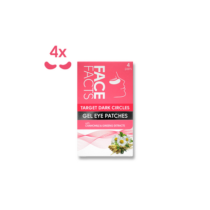 Face Facts Gel Eye Patches 4 Pairs