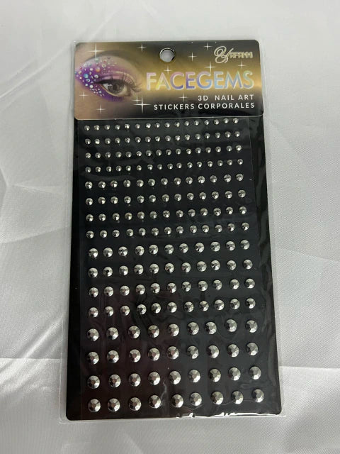Face Gems 3d Nail Art