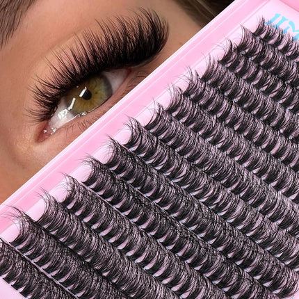 Dense fog eyelashes set number 30004