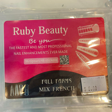 Ruby Beauty Nail Set 48 Stickers Rb - 817