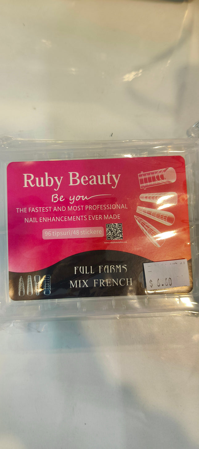 Ruby Beauty Nail Set 48 Stickers Rb - 817