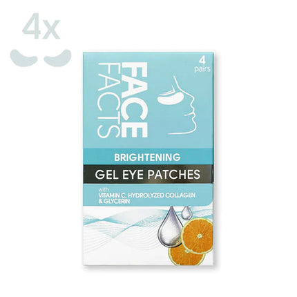 Face Facts Gel Eye Patches 4 Pairs