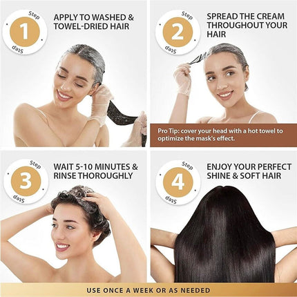 Karseell Collagen Hair Treatment Deep Repair Argan Oil Collagen Mask 500ml